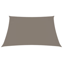 Zonnescherm vierkant 3,6x3,6 m oxford stof taupe 3.6 x 3.6 m Taupe
