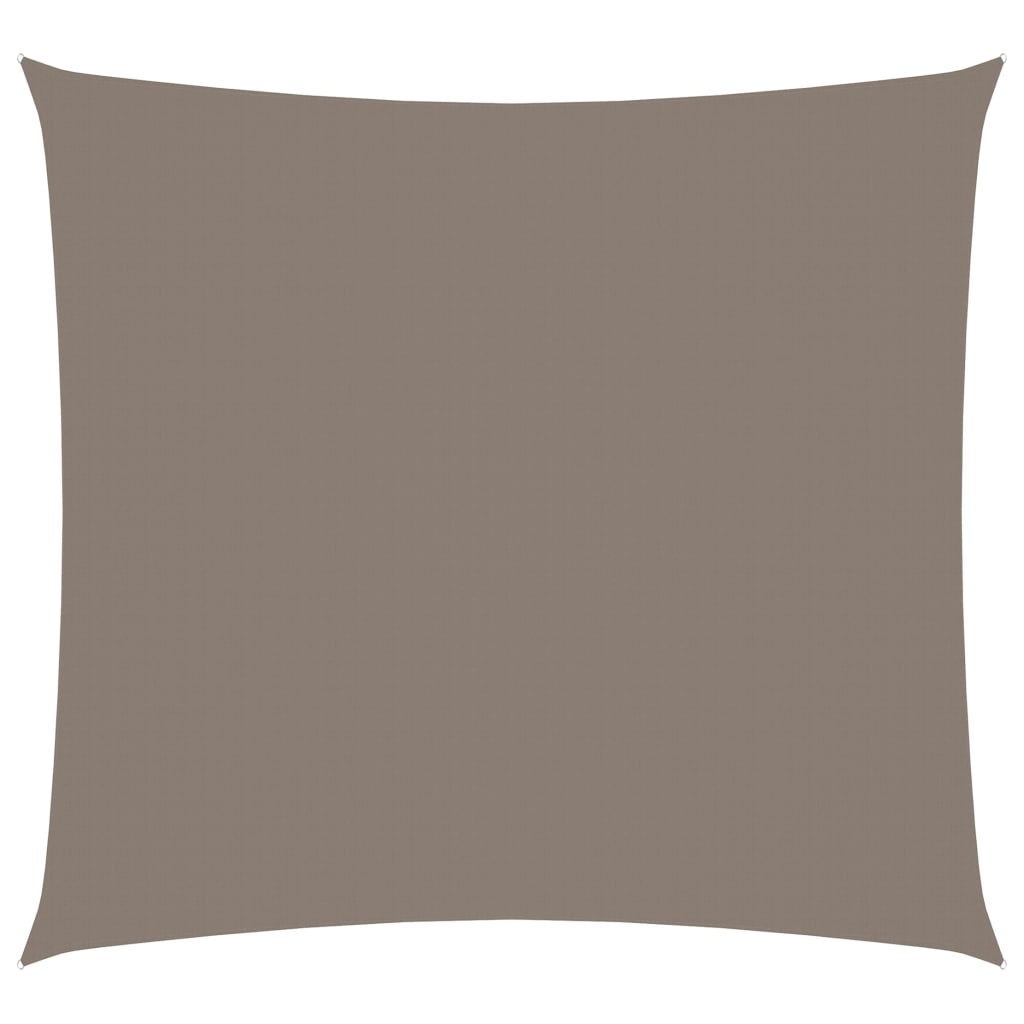 Zonnescherm vierkant 4x4 m oxford stof taupe 4 x 4 m Taupe