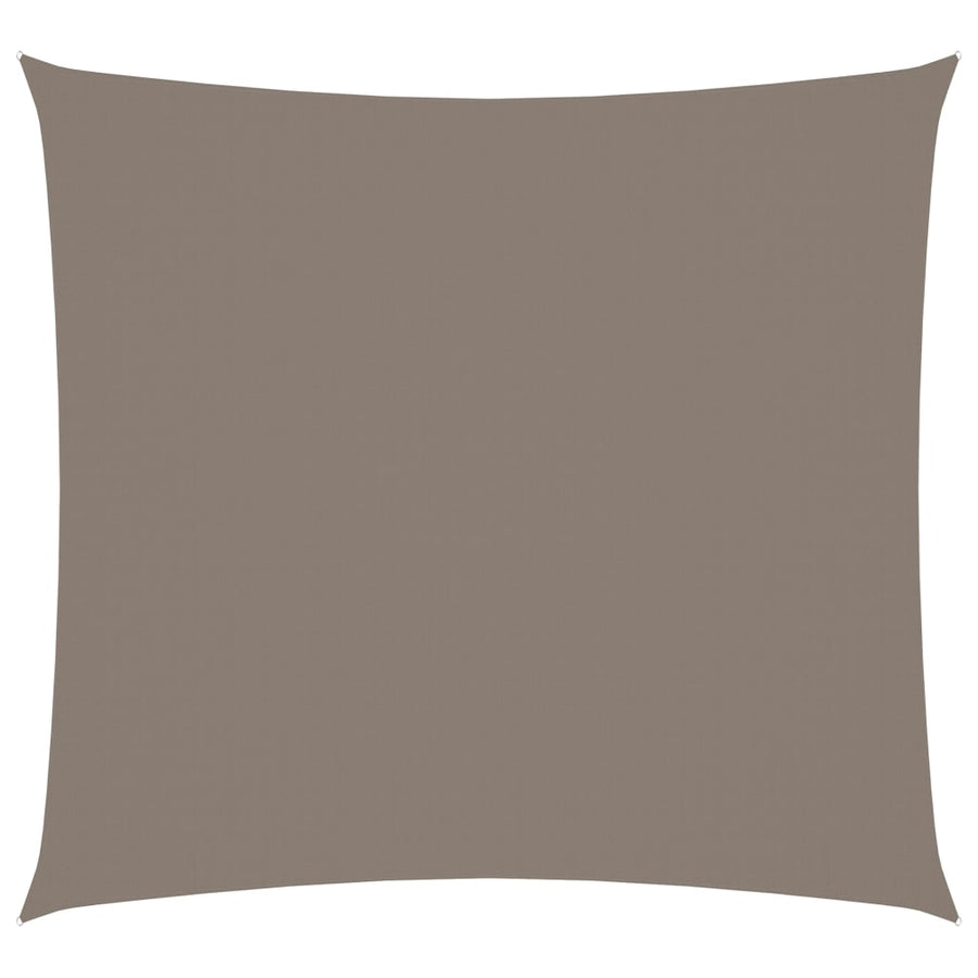 Zonnescherm vierkant 4x4 m oxford stof taupe 4 x 4 m Taupe