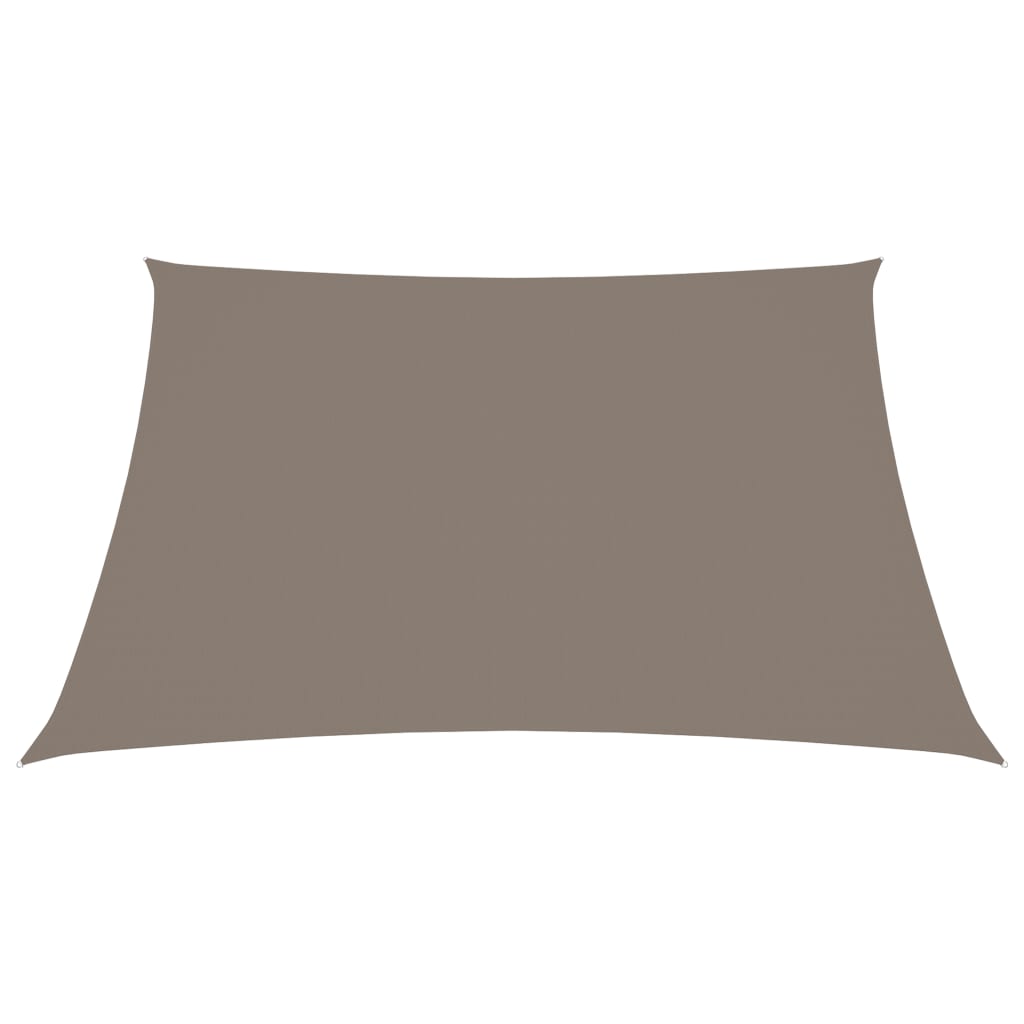 Zonnescherm vierkant 4x4 m oxford stof taupe 4 x 4 m Taupe