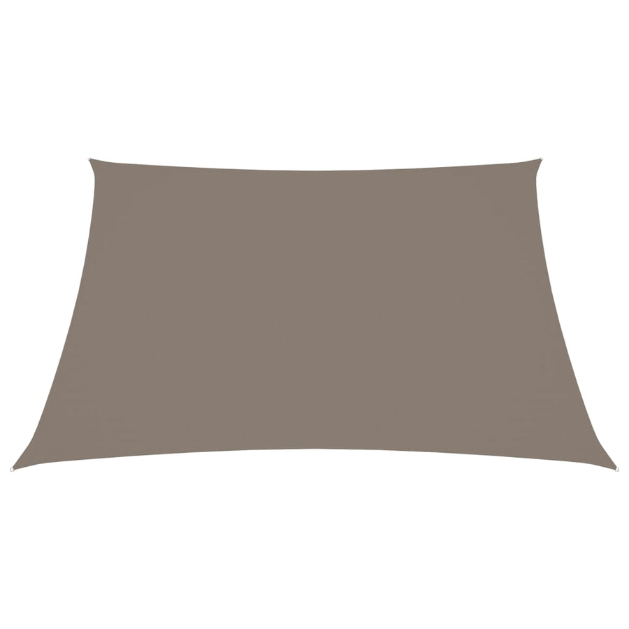 Zonnescherm vierkant 4x4 m oxford stof taupe 4 x 4 m Taupe