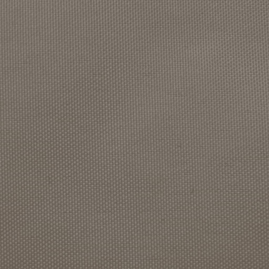 Zonnescherm vierkant 4x4 m oxford stof taupe 4 x 4 m Taupe
