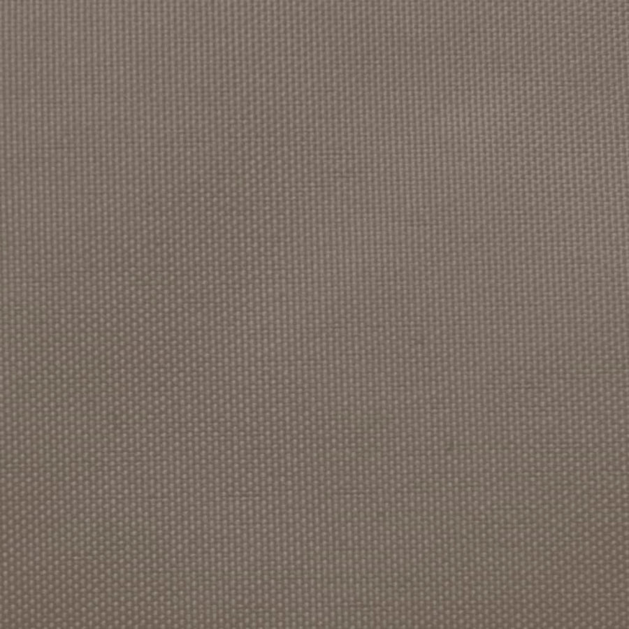 Zonnescherm vierkant 4x4 m oxford stof taupe 4 x 4 m Taupe