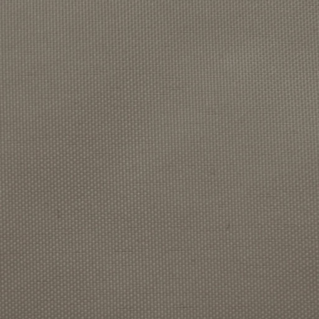 Zonnescherm vierkant 4,5x4,5 m oxford stof taupe 4.5 x 4.5 m Taupe