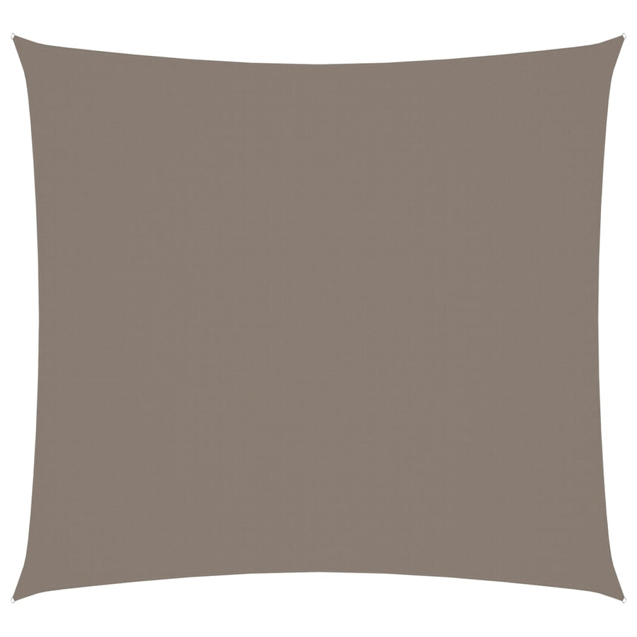 Zonnescherm vierkant 6x6 m oxford stof taupe 6 x 6 m Taupe