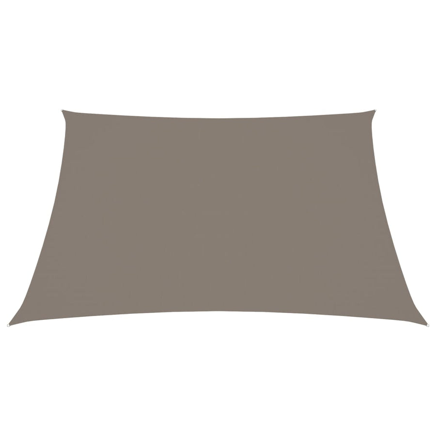 Zonnescherm vierkant 6x6 m oxford stof taupe 6 x 6 m Taupe