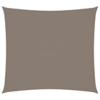 Zonnescherm rechthoekig 2x2,5 m oxford stof taupe 2 x 2.5 m