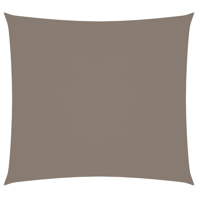 Zonnescherm rechthoekig 2x2,5 m oxford stof taupe 2 x 2.5 m