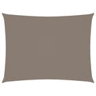 Zonnescherm Rechthoekig Oxford Stof Taupe 2 x 3 m