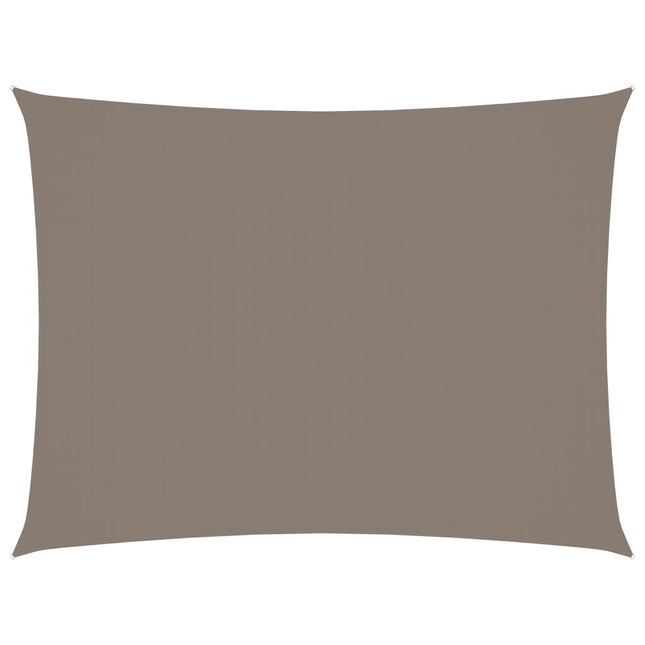 Zonnescherm Rechthoekig Oxford Stof Taupe 2 x 3 m