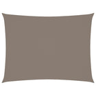 Zonnescherm Rechthoekig 2X3,5 M Oxford Stof Taupe 2 x 3.5 m