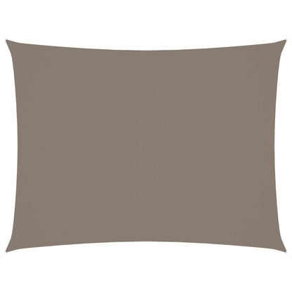 Zonnescherm Rechthoekig 2X3,5 M Oxford Stof Taupe 2 x 3.5 m