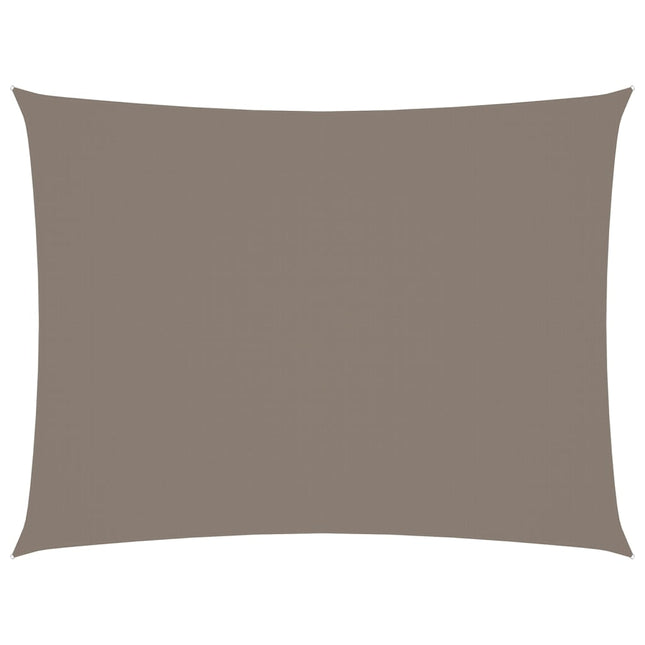 Zonnescherm Rechthoekig 2X3,5 M Oxford Stof Taupe 2 x 3.5 m