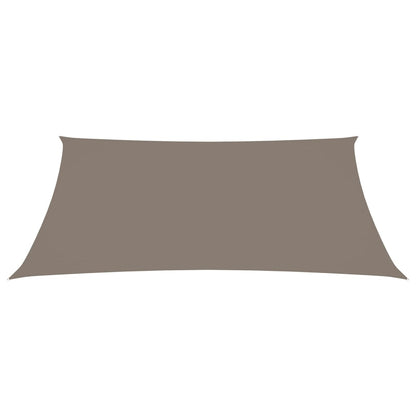 Zonnescherm Rechthoekig 2X3,5 M Oxford Stof Taupe 2 x 3.5 m