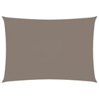 Zonnescherm Rechthoekig Oxford Stof Taupe 2 x 4 m