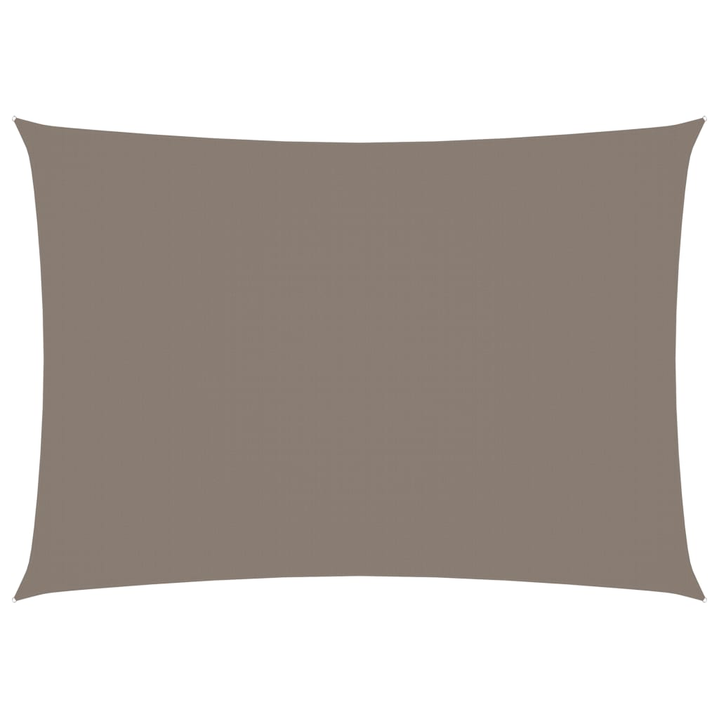 Zonnescherm Rechthoekig Oxford Stof Taupe 2 x 4 m
