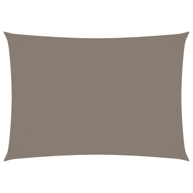 Zonnescherm Rechthoekig Oxford Stof Taupe 2 x 4 m