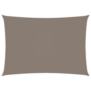 Zonnescherm rechthoek 2x4,5 m taupe oxford stof