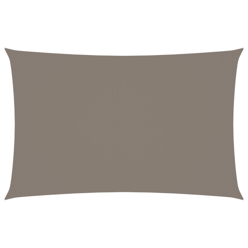 Zonnescherm Rechthoekig Oxford Stof Taupe 2 x 5 m