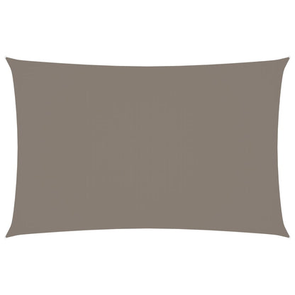 Zonnescherm Rechthoekig Oxford Stof Taupe 2 x 5 m
