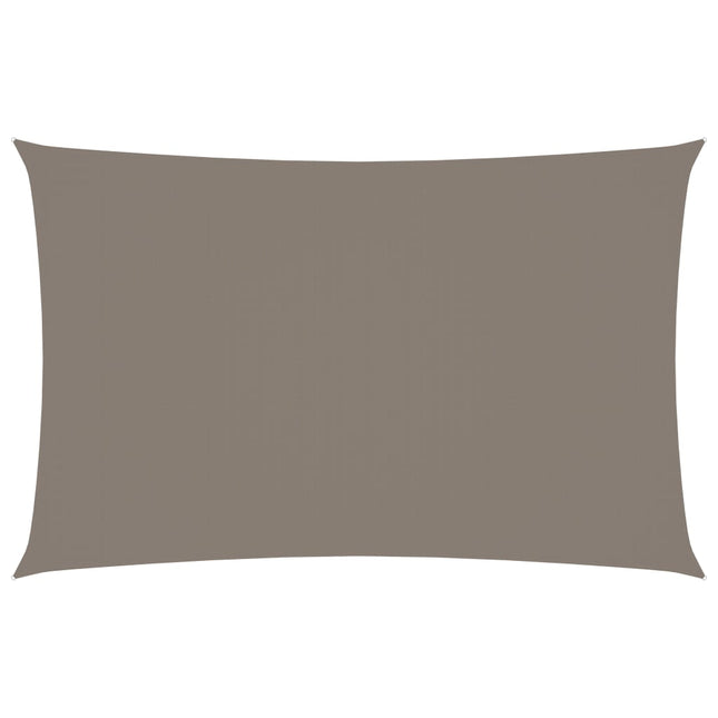 Zonnescherm Rechthoekig Oxford Stof Taupe 2 x 5 m