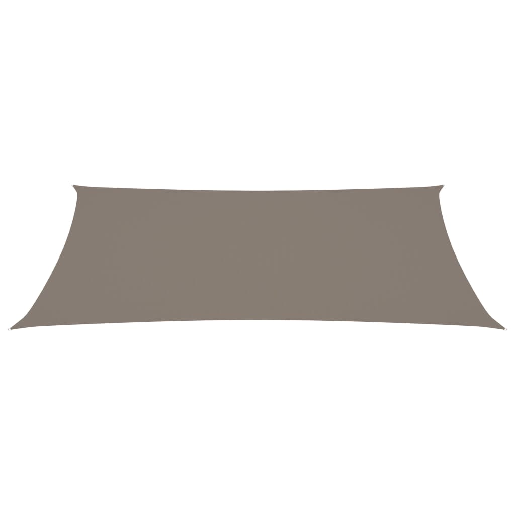 Zonnescherm Rechthoekig Oxford Stof Taupe 2 x 5 m