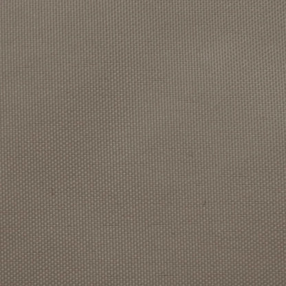 Zonnescherm Rechthoekig Oxford Stof Taupe 2 x 5 m