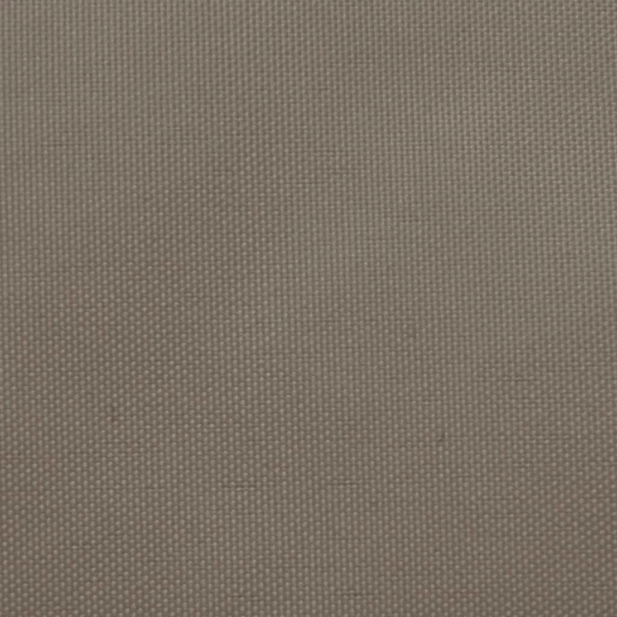Zonnescherm Rechthoekig Oxford Stof Taupe 2 x 5 m