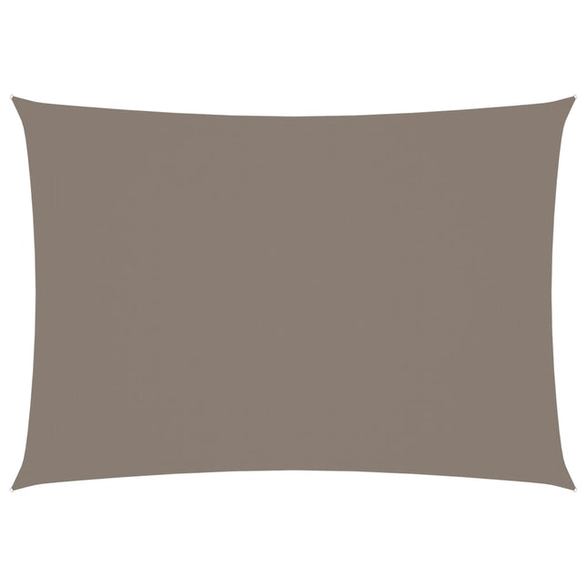 Zonnescherm Rechthoekig 2,5X4 M Oxford Stof Taupe 2.5 x 4 m