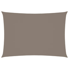 Zonnescherm Rechthoekig Oxford Stof Taupe 3 x 4 m
