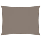 Zonnescherm Rechthoekig 3X4,5 M Oxford Stof Taupe 3 x 4.5 m