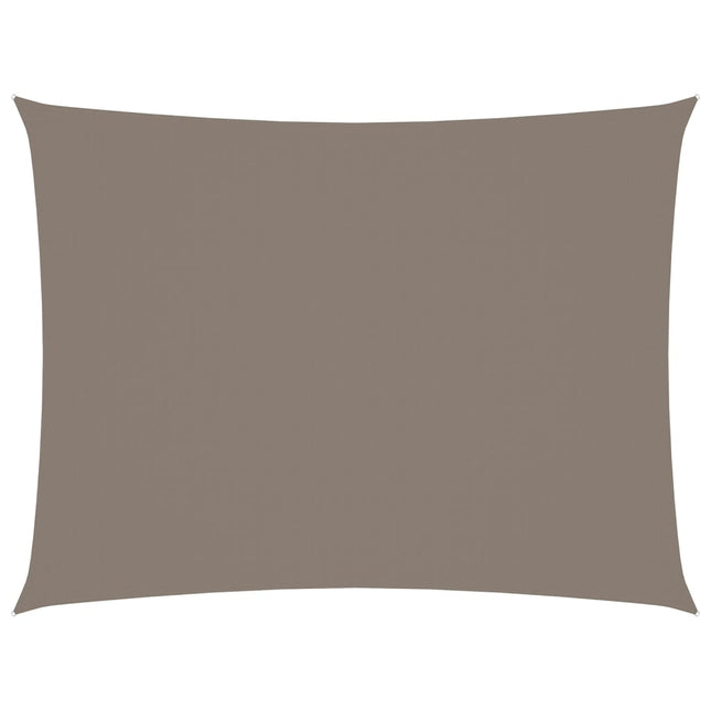 Zonnescherm Rechthoekig 3X4,5 M Oxford Stof Taupe 3 x 4.5 m