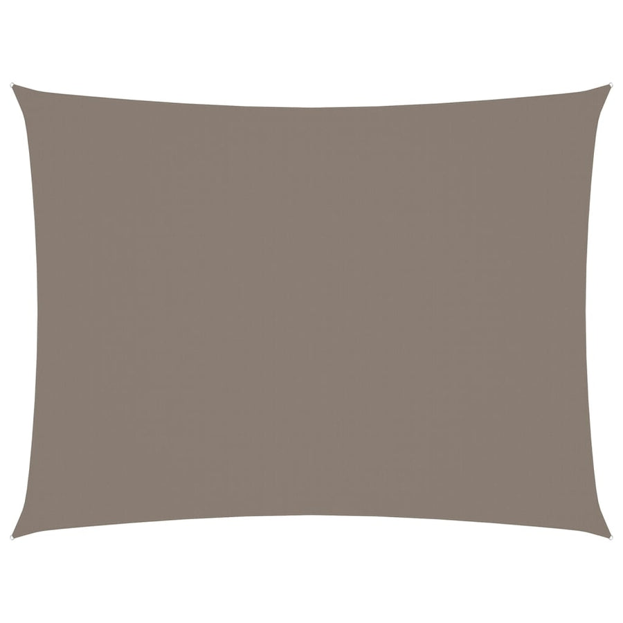 Zonnescherm Rechthoekig 3X4,5 M Oxford Stof Taupe 3 x 4.5 m