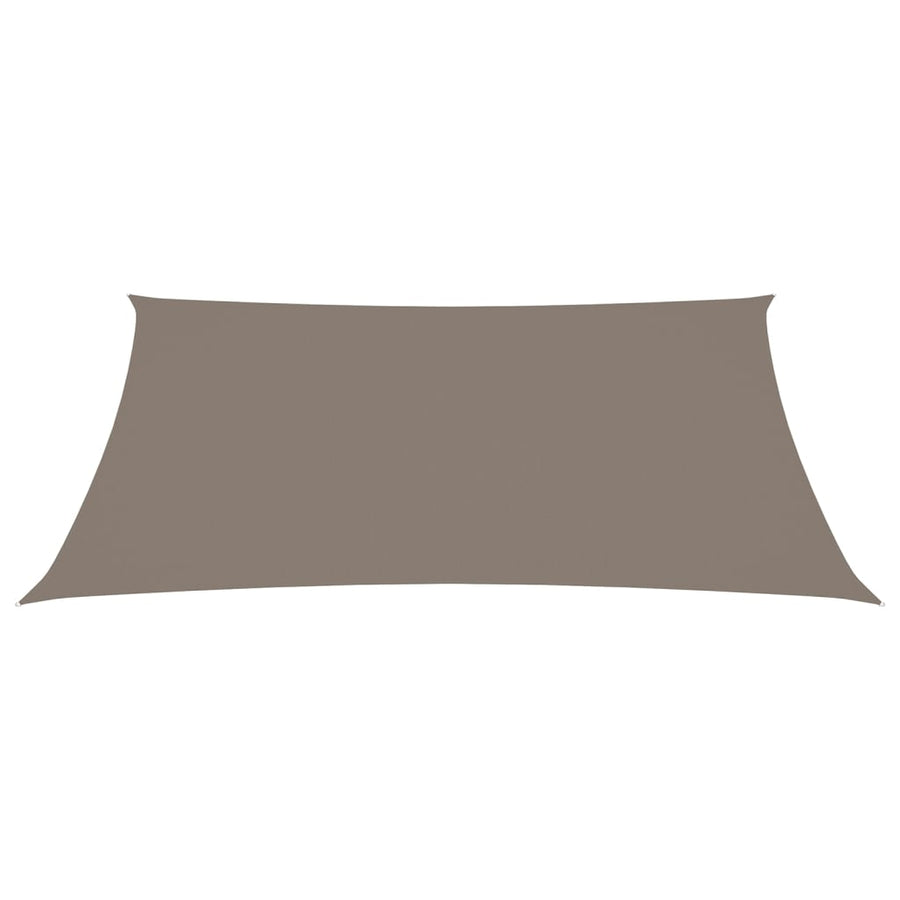 Zonnescherm Rechthoekig 3X4,5 M Oxford Stof Taupe 3 x 4.5 m