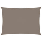 Zonnescherm Rechthoekig Oxford Stof Taupe 3 x 5 m