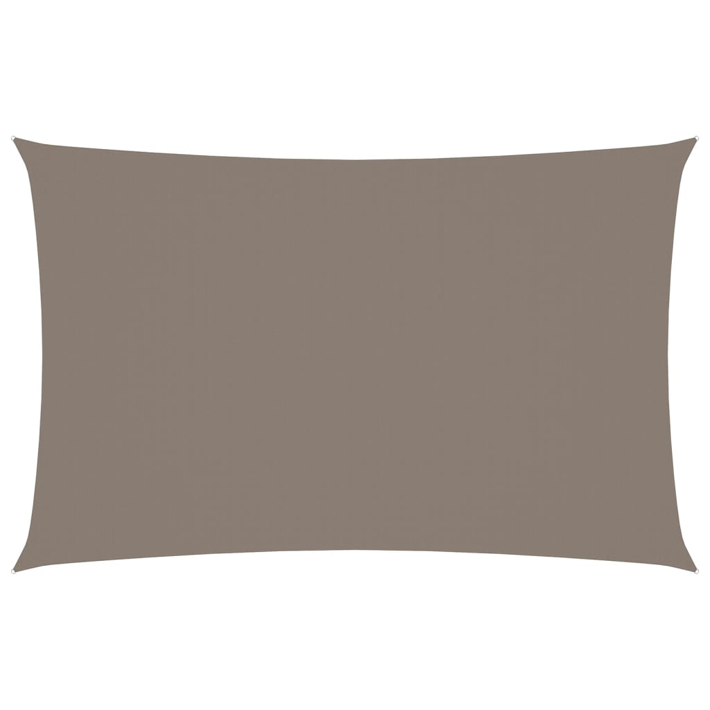 Zonnescherm Rechthoekig Oxford Stof Taupe 3 x 6 m