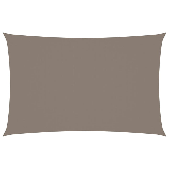 Zonnescherm Rechthoekig Oxford Stof Taupe 3 x 6 m