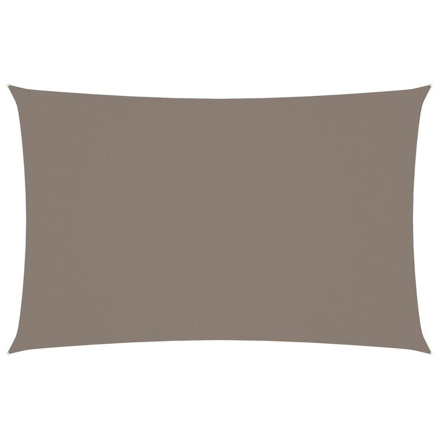 Zonnescherm Rechthoekig Oxford Stof Taupe 3 x 6 m