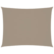 Rectangular Sun Shade 3.5x4.5 m Oxford Fabric Taupe