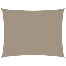 Zonnescherm Rechthoekig 3,5X4,5 M Oxford Stof Taupe 3.5 x 4.5 m