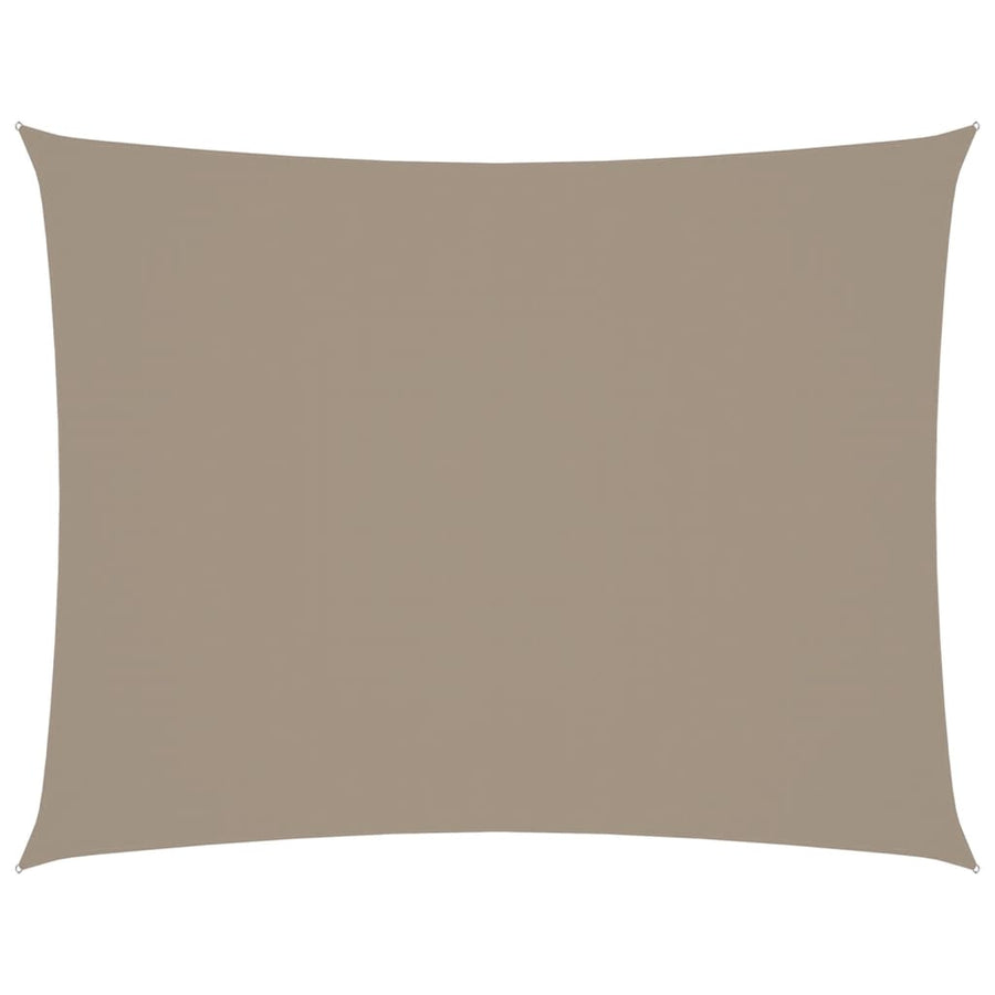 Zonnescherm Rechthoekig 3,5X4,5 M Oxford Stof Taupe 3.5 x 4.5 m