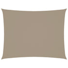 Zonnescherm rechthoek 3,5x5 m taupe oxford stof