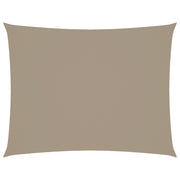 Rectangular Awning 3.5x5 m Oxford Fabric Taupe