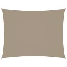Zonnescherm Rechthoekig 3,5X5 M Oxford Stof Taupe 3.5 x 5 m