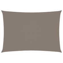 Zonnescherm Rechthoekig Oxford Stof Taupe 4 x 5 m