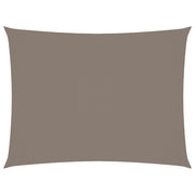 Zonnescherm rechthoek 4x6 m taupe oxford stof