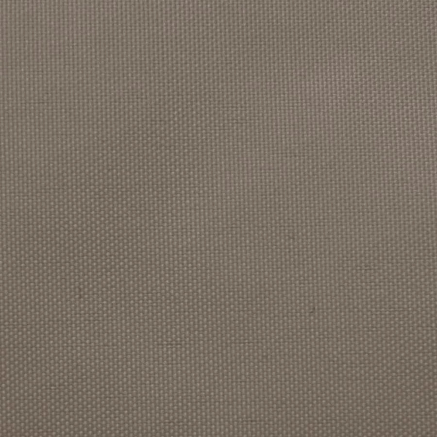 Zonnescherm Rechthoekig Oxford Stof Taupe 4 x 6 m