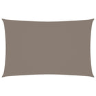 Zonnescherm Rechthoekig Oxford Stof Taupe 4 x 7 m