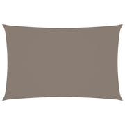 Zonnescherm rechthoek 4x7 m taupe oxford stof