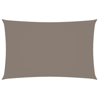 Zonnescherm Rechthoekig Oxford Stof Taupe 4 x 7 m
